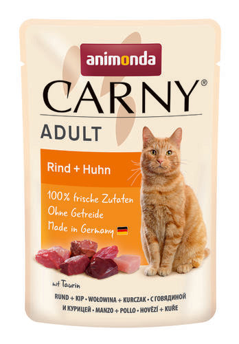 Animonda Carny Adult nauta & kana kissalle 85 g MAISTELUPAKKAUS