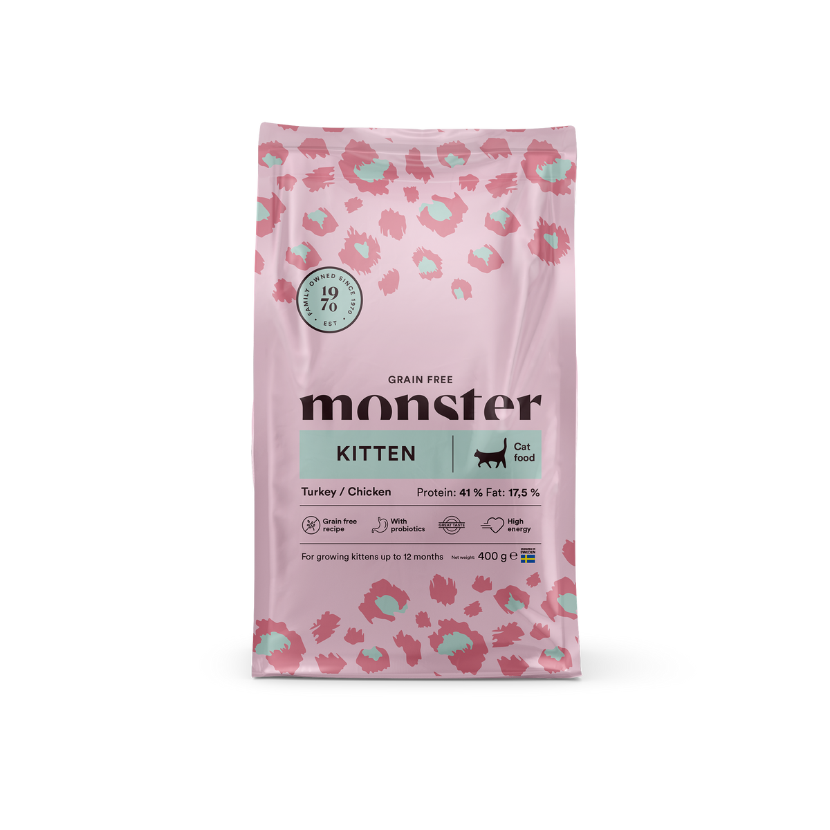 Monster Cat Grain Free Kitten Turkey-Chicken kissalle