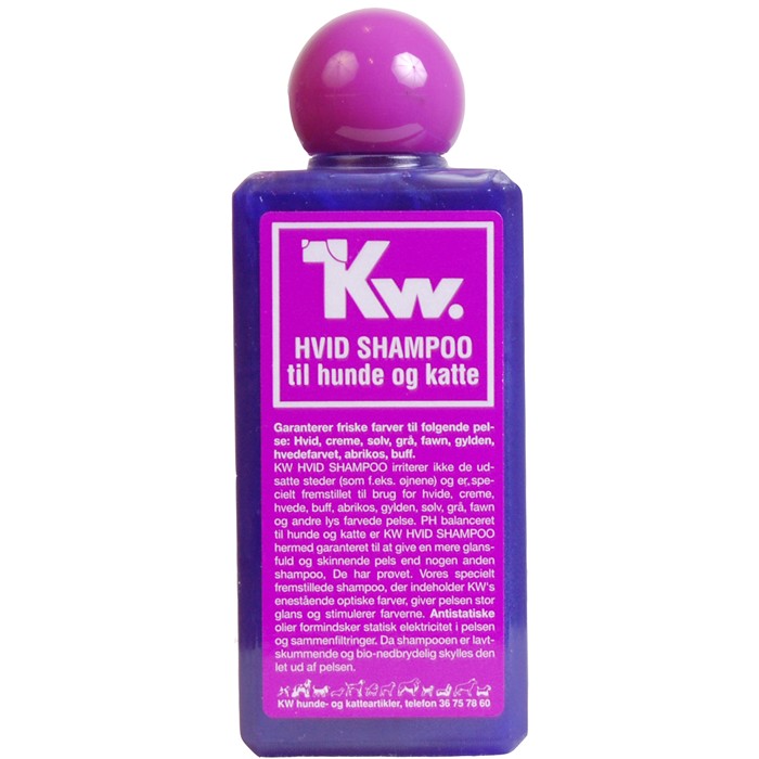 KW Valkoinen shampoo koirille ja kissoille