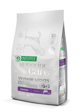 Nature's Protection Superior Care White Dogs Junior All Breeds lohi koiralle