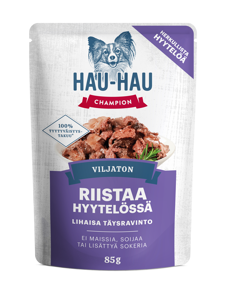 Hau-Hau Champion Viljaton riistaa hyytelössä 85 g