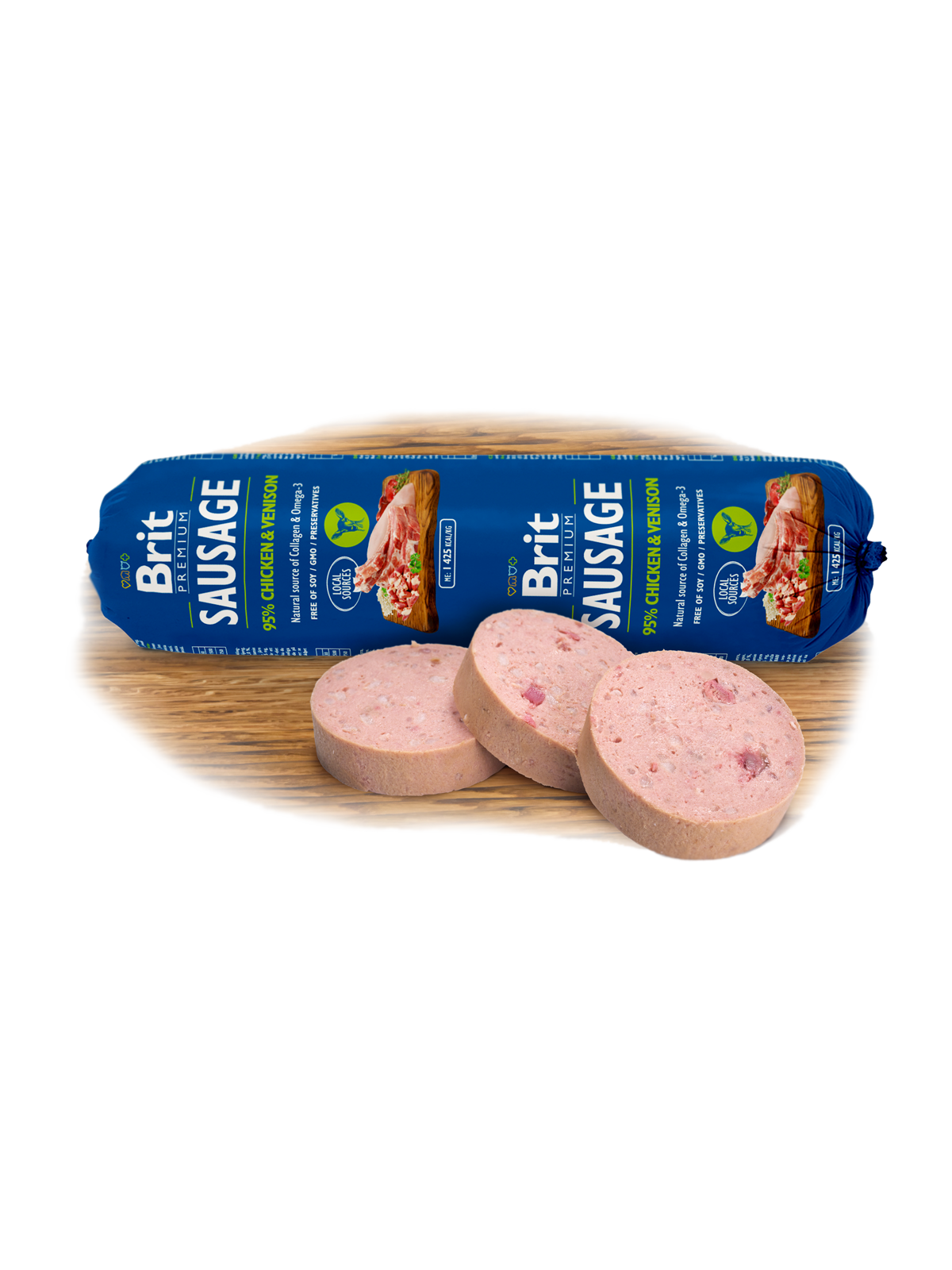 Brit Premium Kana-riista koiranmakkara 800 g