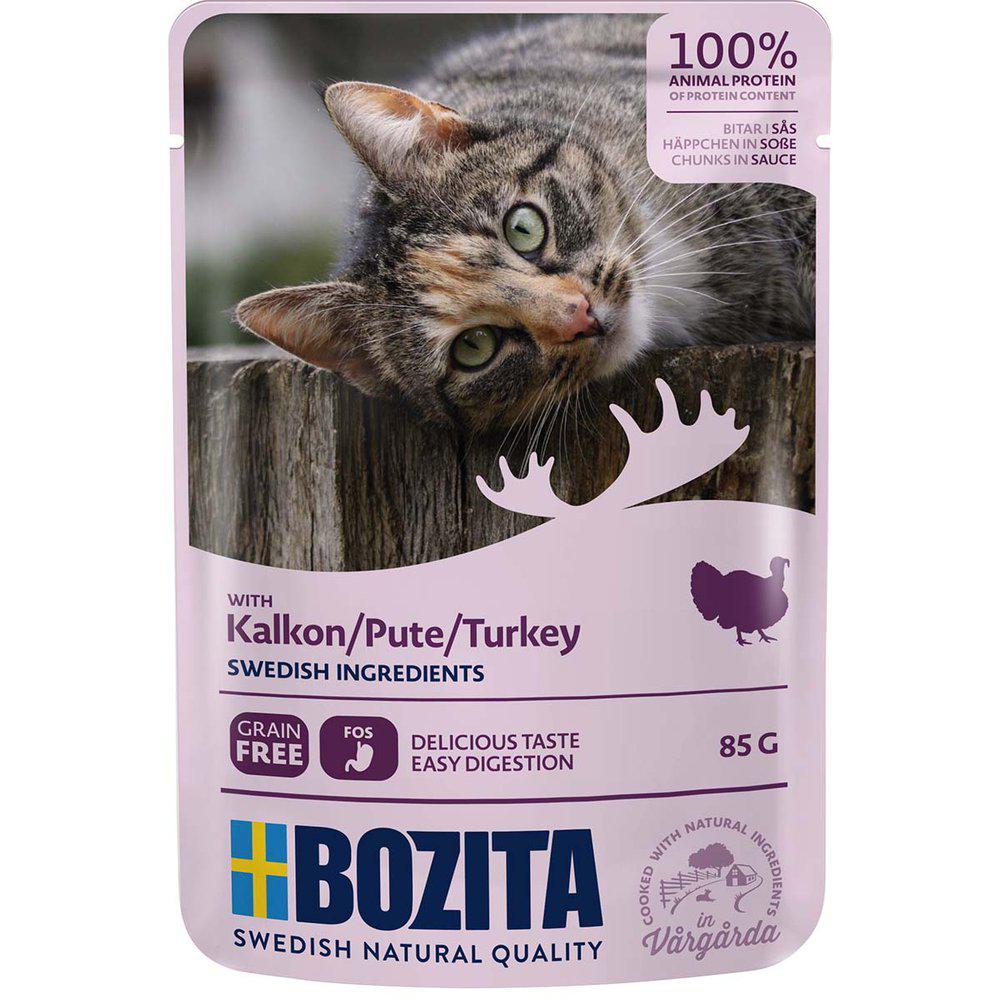 Bozita kalkkunaa kastikkeessa kissalle 12 x 85 g