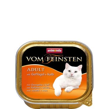 Animonda Vom Feinsten Adult siipikarja & vasikka kissalle 100 g MAISTELUPAKKAUS
