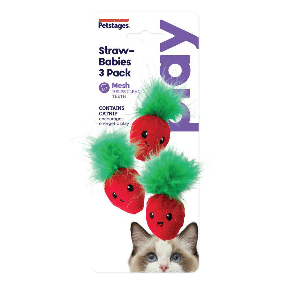 Catstages Straw-babies 3 kpl kissanlelu