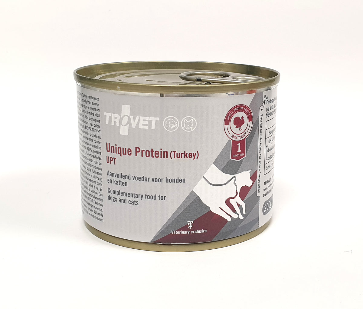 Trovet Unique Protein UPT kalkkuna kissalle ja koiralle 6 x 200 g