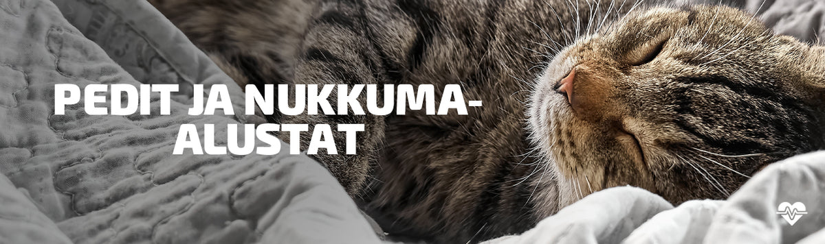 Pedit ja nukkuma-alustat kissalle