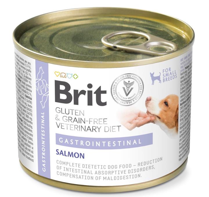 Brit Veterinary Diet Gastrointestinal Salmon koiralle 200 g MAISTELUPAKKAUS