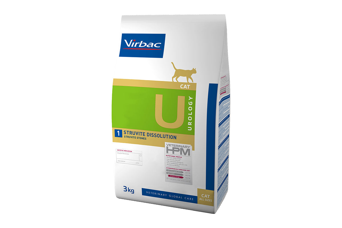 Virbac HPM Urology Struvite Dissolution Cat 3 kg