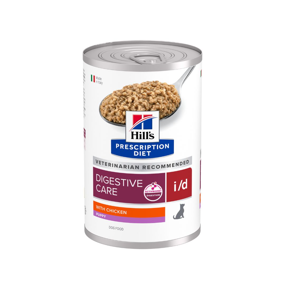 Hill's Prescription Diet i/d Digestive Care Puppy with Chicken -märkäruoka koiranpennuille 12 x 200 g
