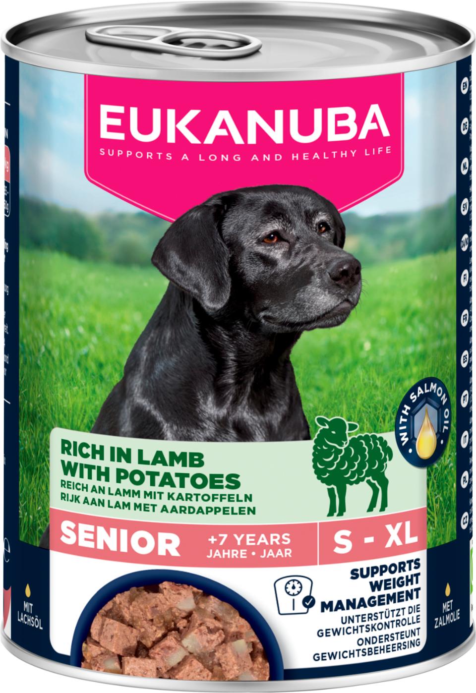 Eukanuba wet food senior lamb with potatoes koiralle 400 g