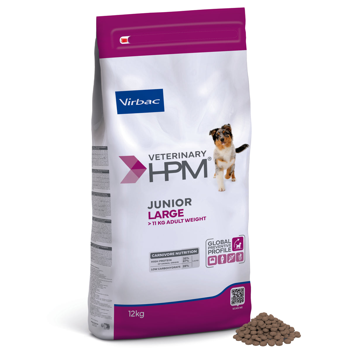Virbac Veterinary HPM Junior Large koiralle 12 kg