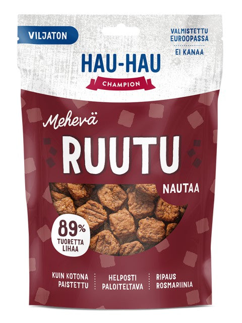Hau-Hau Champion Mehevä ruutu nauta 140 g