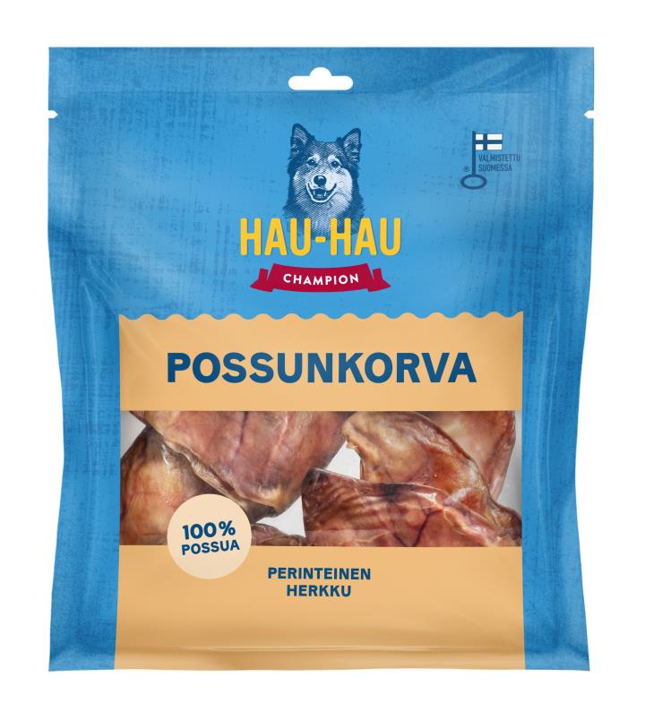 Hau-Hau Champion Kuivattu possunkorva 330g