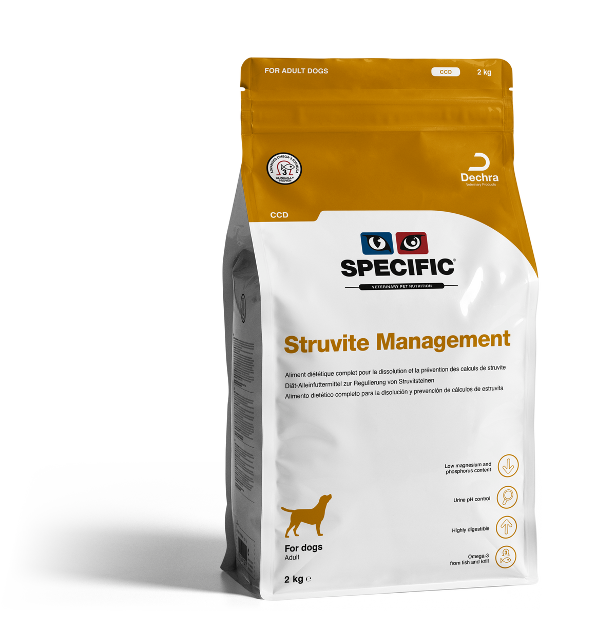 Specific CCD Struvite Management koiralle