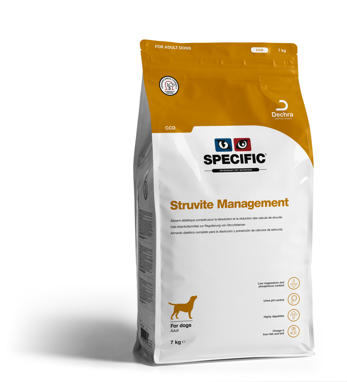 Specific CCD Struvite Management koiralle