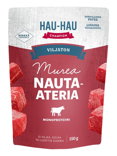 Hau-Hau Champion Makuateria Nauta aikuisille koirille 150 g