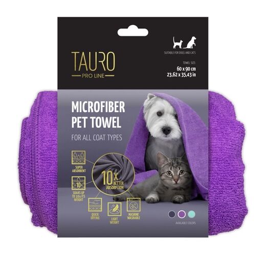 Tauro Pro Line mikrokuitupyyhe 80x120cm,