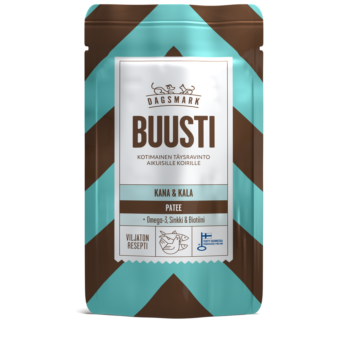 Dagsmark BUUSTI kana-kala patee 90 g koiralle