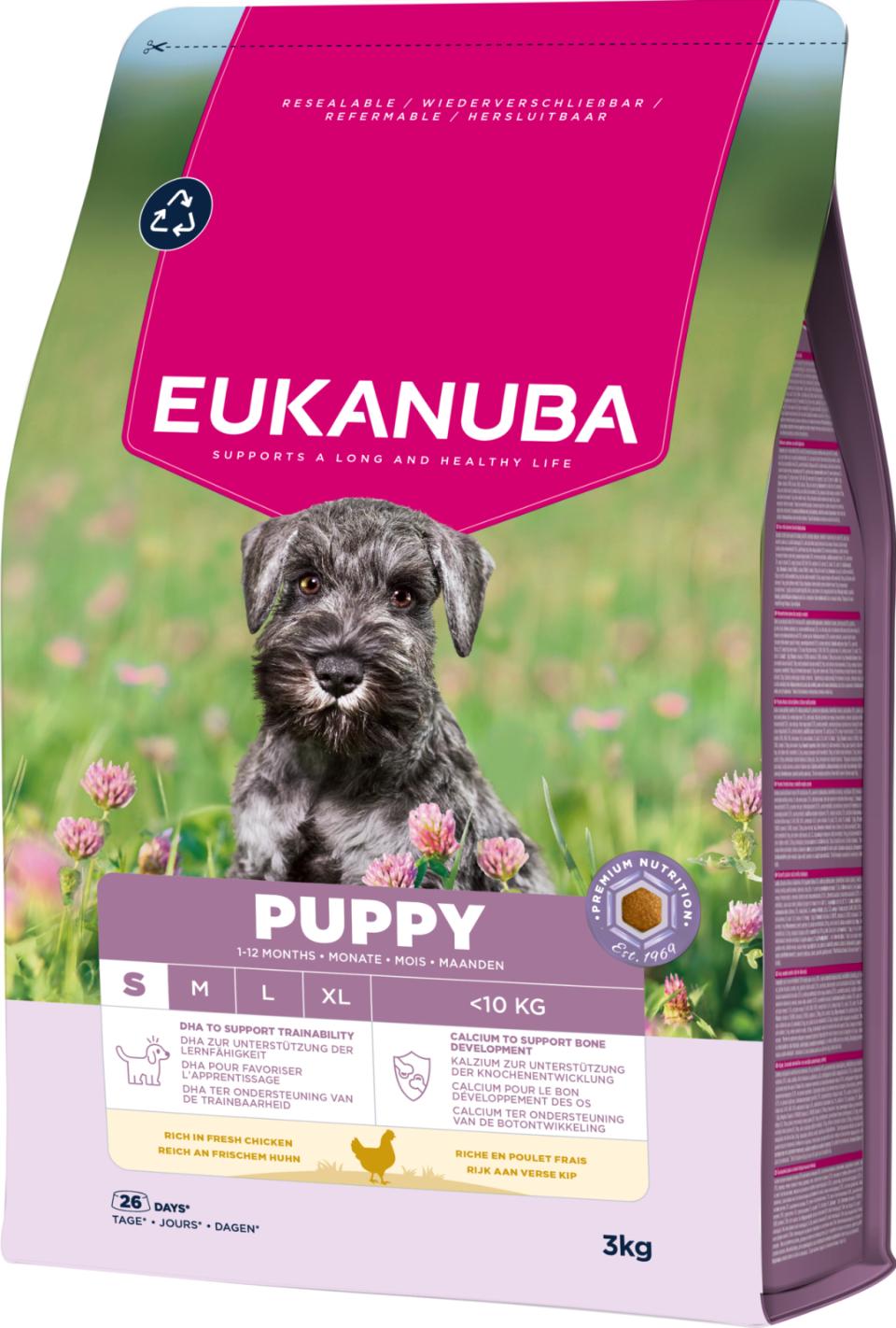 Eukanuba Puppy Small Breed koiran kuivaruoka 3 kg