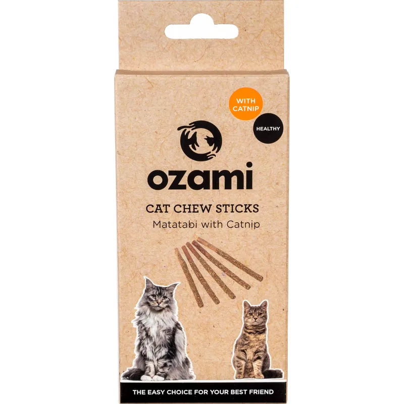 Ozami Kissanlelu matatabi-tikut kissanminttu-jauheella 12 cm