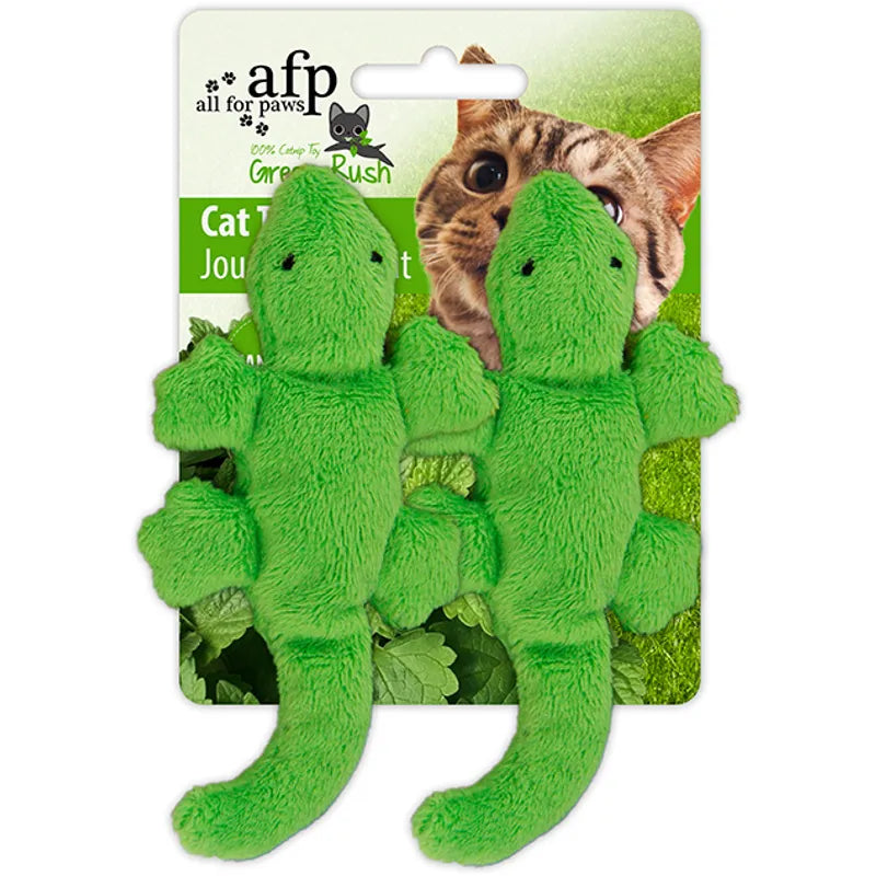 All For Paws Green Rush Gecko kissanmintulla 6 cm
