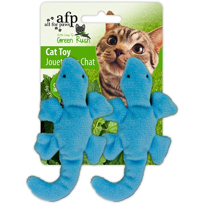All For Paws Green Rush Gecko kissanmintulla 6 cm