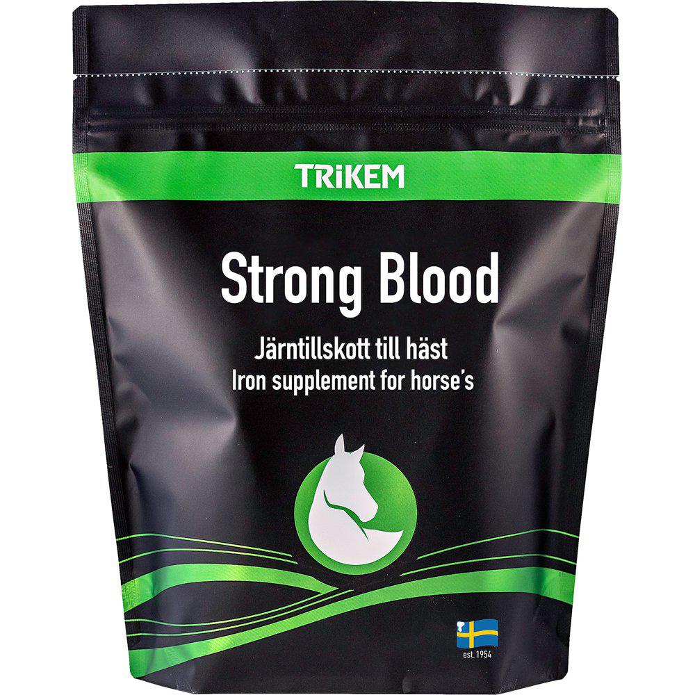 Trikem Strong Blood hevoselle 900 g PÄIVÄYSTARJOUS 11/26