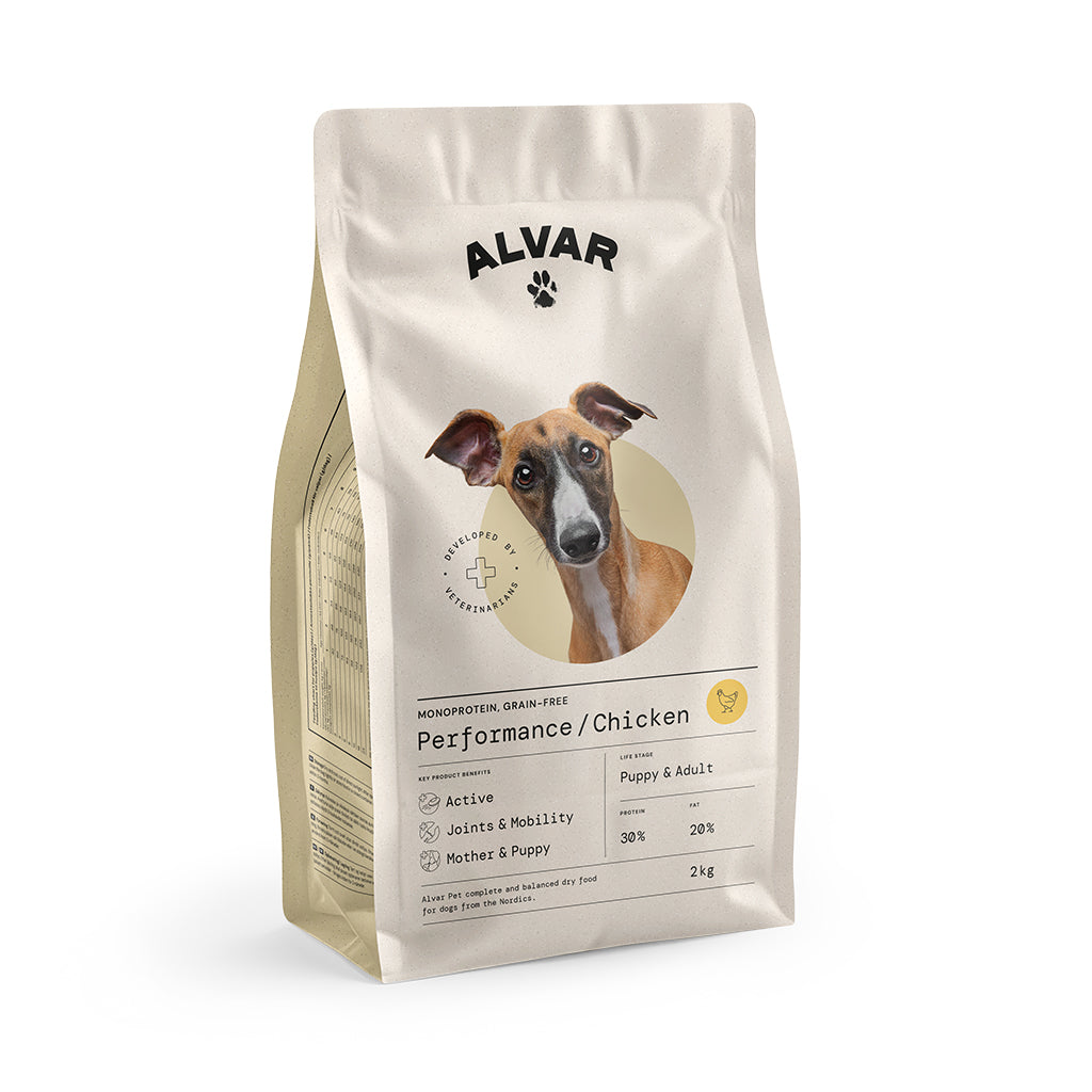 Alvar Pet Performance/Chicken koiran kuivaruoka