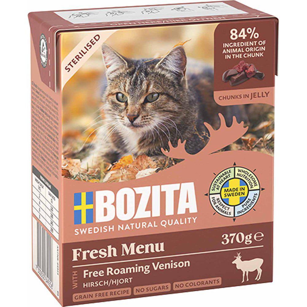 Bozita Sterilised peuraa hyytelössä kissalle 370 g
