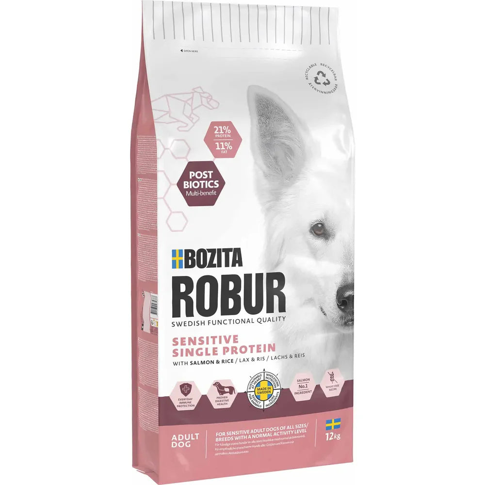 Bozita Robur adult sensitive single protein salmon koirille
