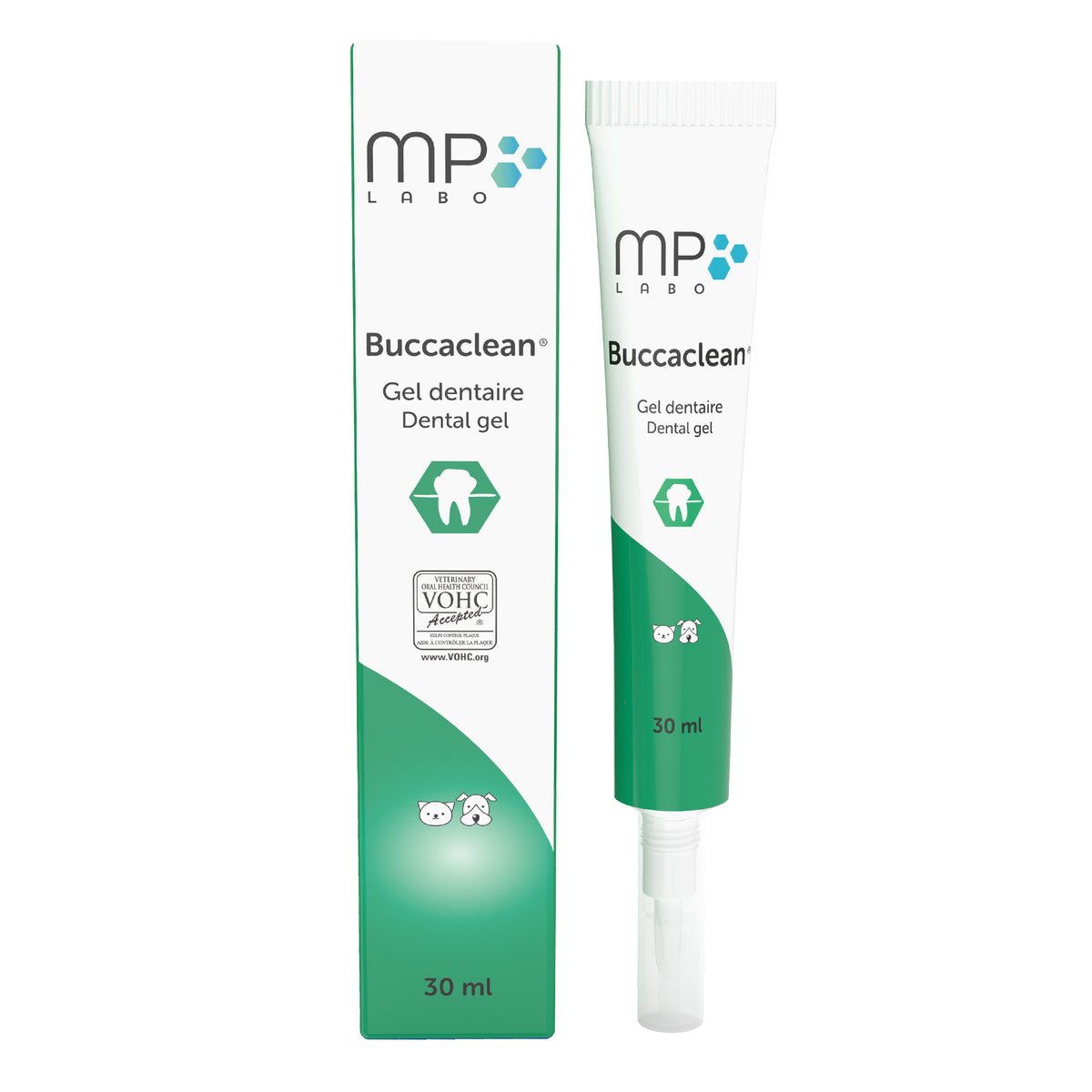 MP Labo Buccaclean hammasgeeli koiralle ja kissalle 30 ml