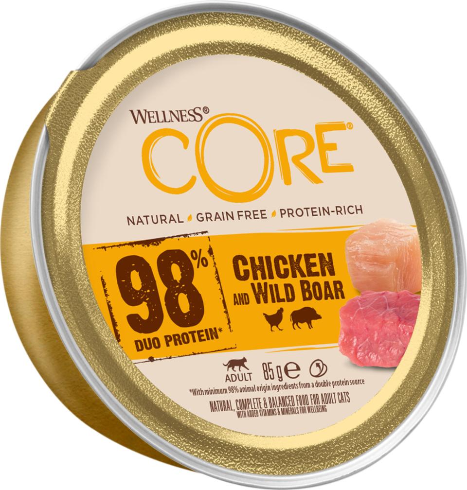 Core cat 98% chicken & boar kissalle 85 g