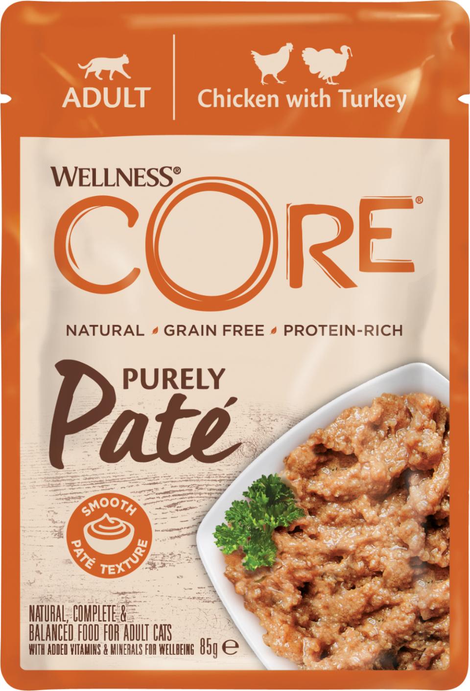 Core adult Purely Paté chicken & turkey kissalle 85 g