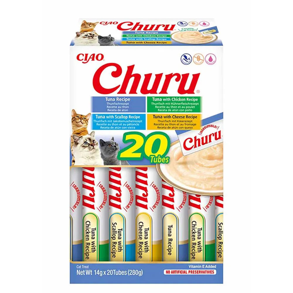 Churu tonnikala herkkutahnalajitelma kissalle 20 x 14 g
