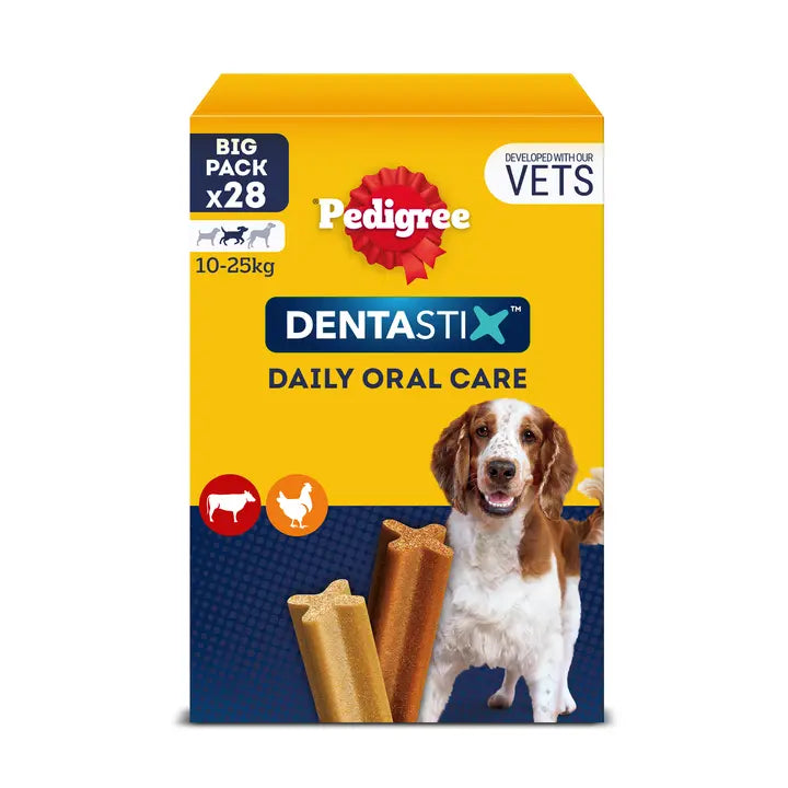 Pedigree Dentastix M 10 - 25 kg koiralle