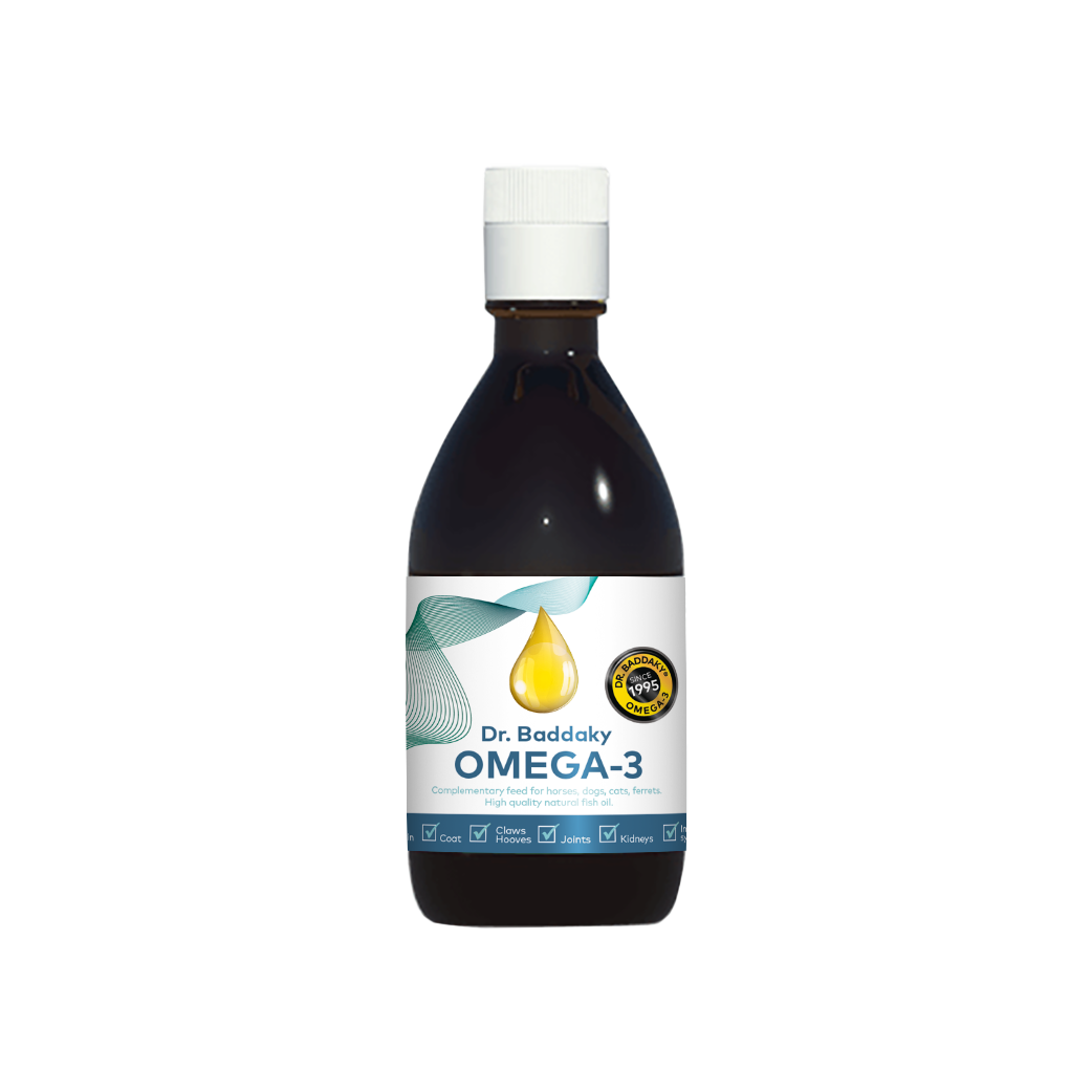 Dr. Baddaky Omega-3 koirille, kissoille ja hevosille