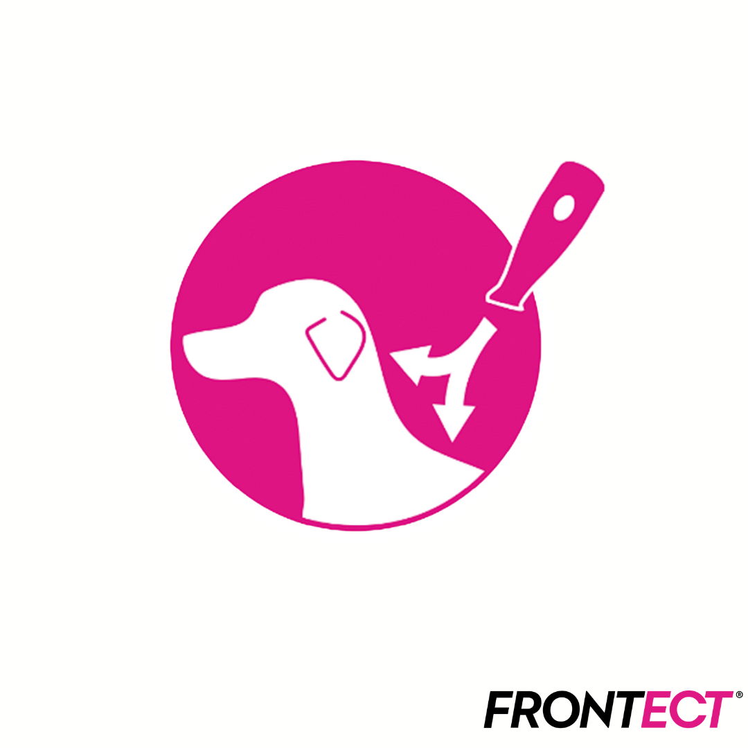 Frontect 3 x 0.5 ml paikallisvaleluliuos 2-5 kg koirille