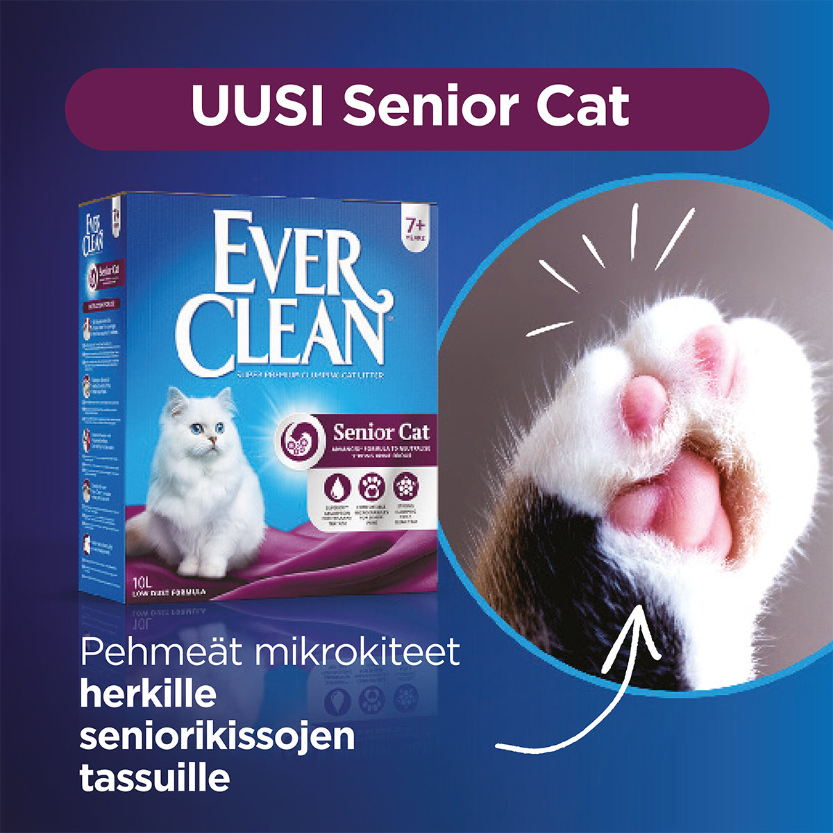 Ever Clean Senior 7+ kissanhiekka