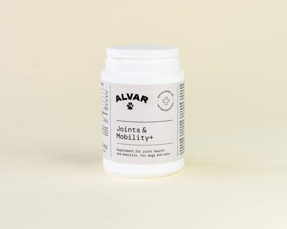 Alvar Pet Joints & Mobility+ lisäravinne koiralle ja kissalle 175 g