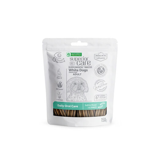 Nature's Protection Superior Care White Dogs Oral Care Hyönteinen 150g