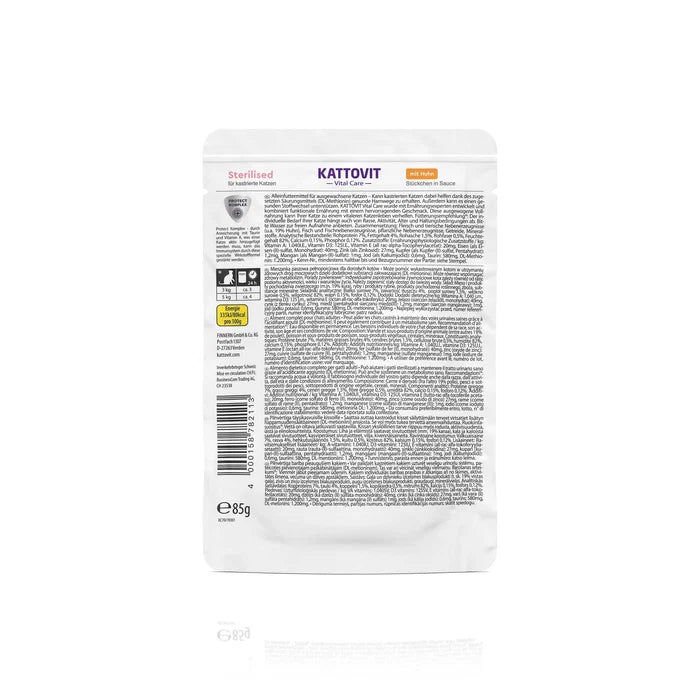 Kattovit Vital Care Sterilized 85 g MAISTELUPAKKAUS