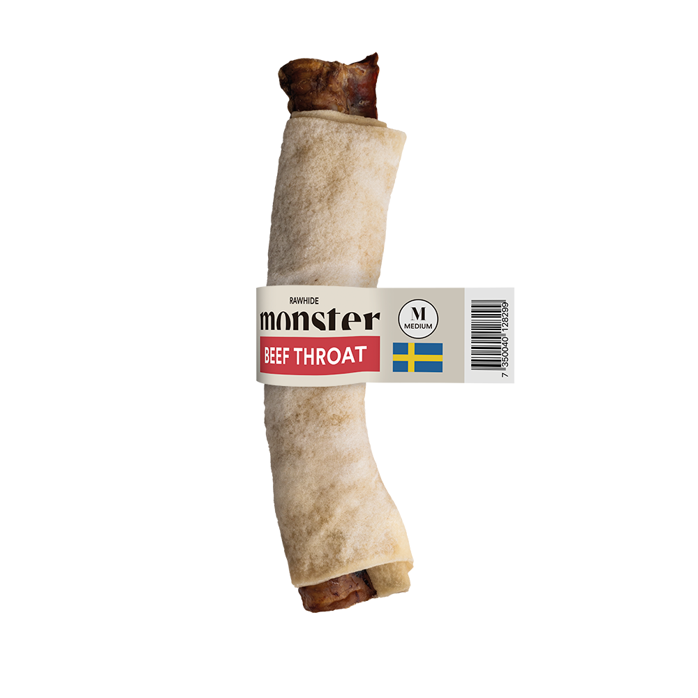 Monster Rawhide Beef Throat Medium 1 kpl