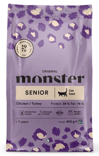 Monster Cat Original Senior Chicken-Turkey kissalle