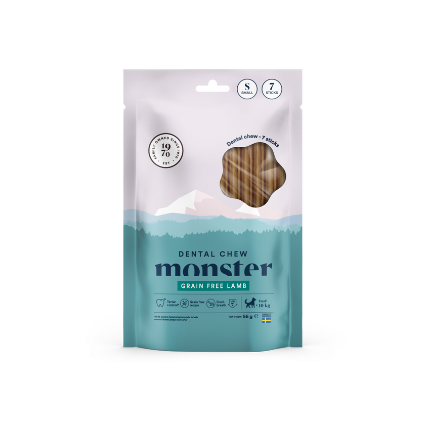 Monster Dental Chew Grain Free Lamb purutikku S koiralle