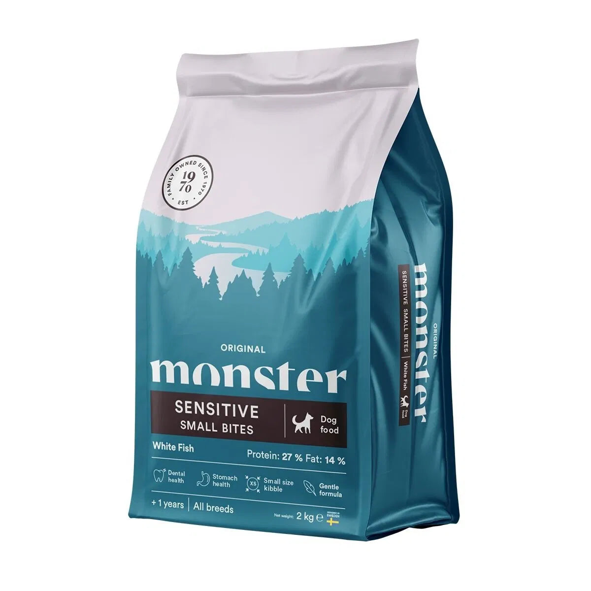 Monster Dog Original Adult Sensitive Fish Small Bites