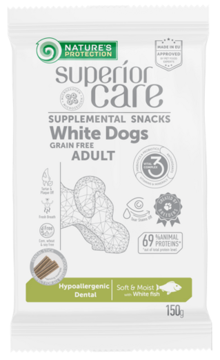 Nature's Protection Superior Care Hypoallergenic Dental herkkutikku 150g