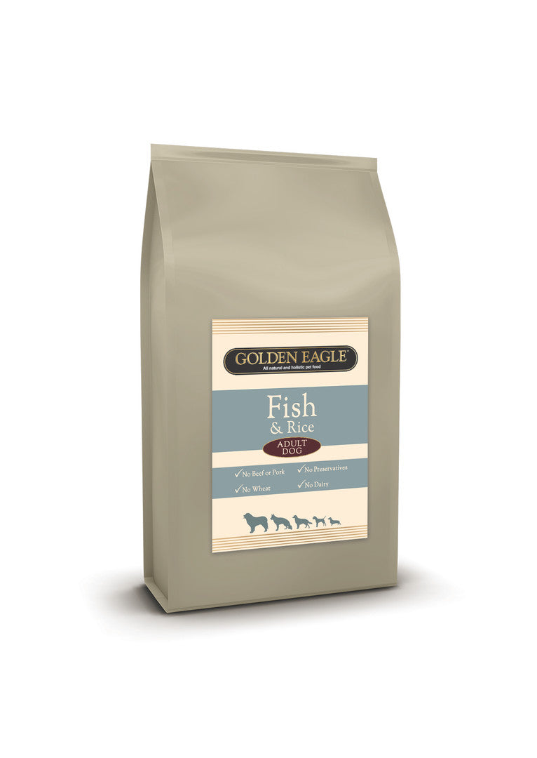 Golden Eagle Naturally Grainfree Hypoallergenic Valkoinen Kala & Riisi