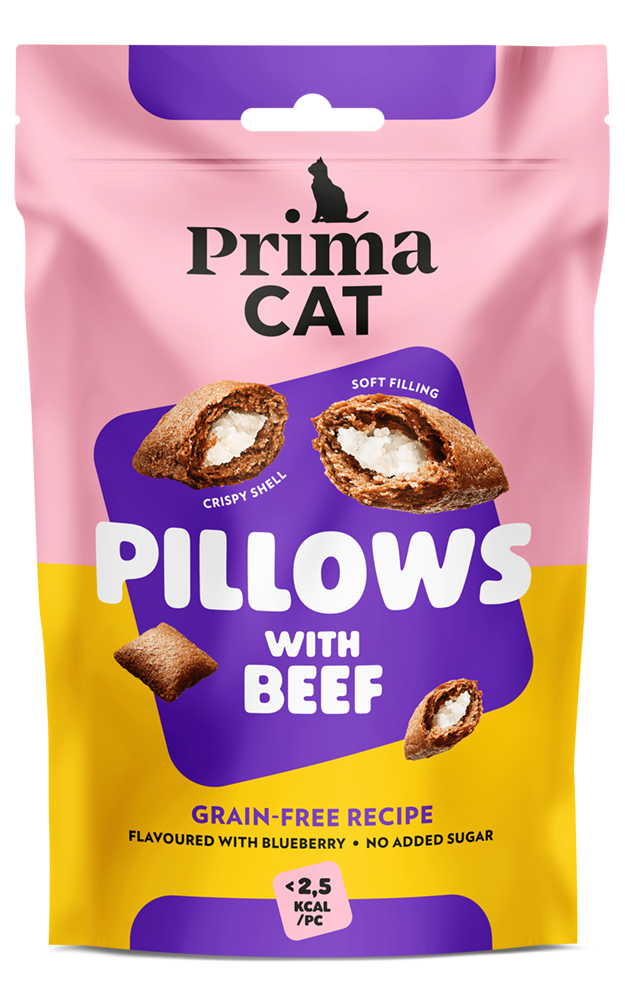 PrimaCat Pillows Beef makupala kissoille 60 g