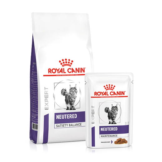 Royal Canin Veterinary Diets Neutered Satiety Balance kissalle yhdistelmä 1,5 kg + 12 x 85 g